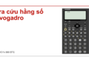 Tra cứu hằng số Avogadro bằng 880 BTG